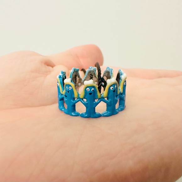 Marc Jacobs Heaven Blue GOO 3D Ring NWT - Picture 10 of 12